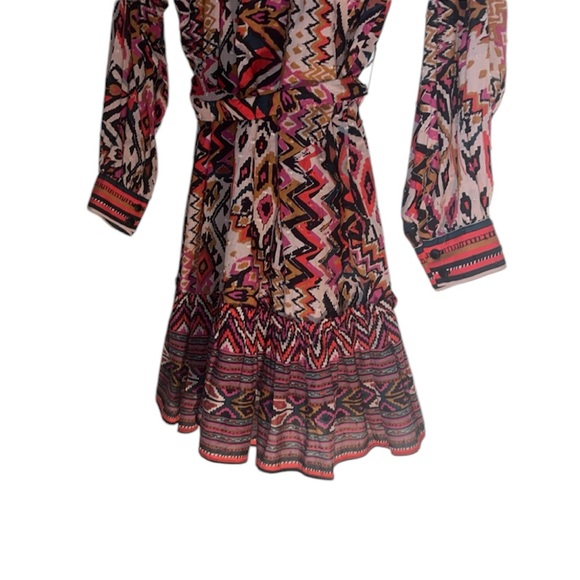 Zara•Angie Button Down Belted Cotton Dress - Picture 7 of 11